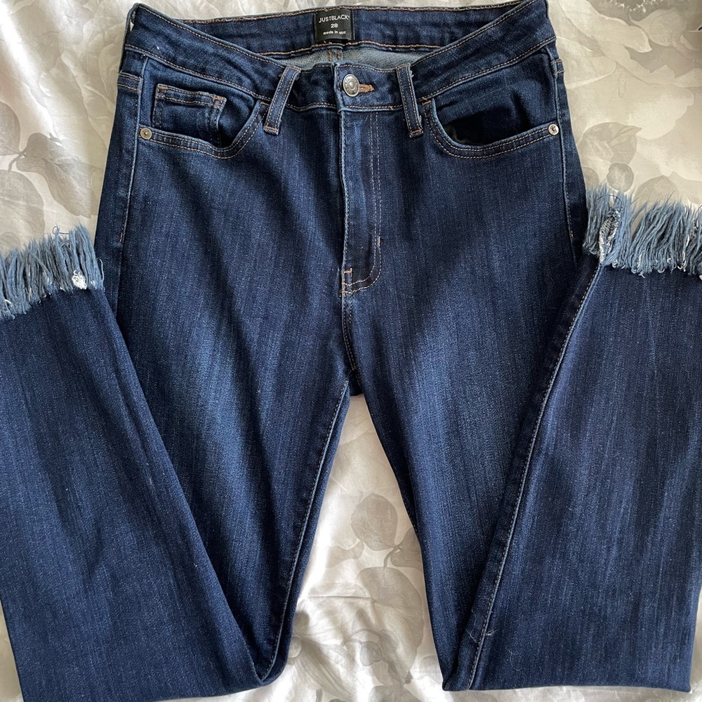 JustBlack Fringe Jeans